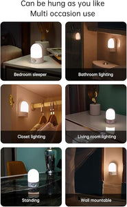 Plastic Motion Sensor Night Light  USB Rechargeable