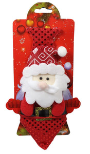 Christmas festive Santa /snowman tie with elastic